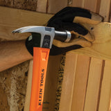 Klein Tools H80718 | Straight-Claw Hammer, 18-Ounce, 15-Inch