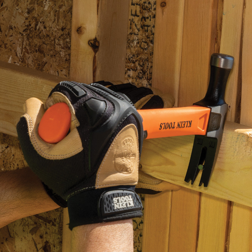 Klein Tools H80718 | Straight-Claw Hammer, 18-Ounce, 15-Inch
