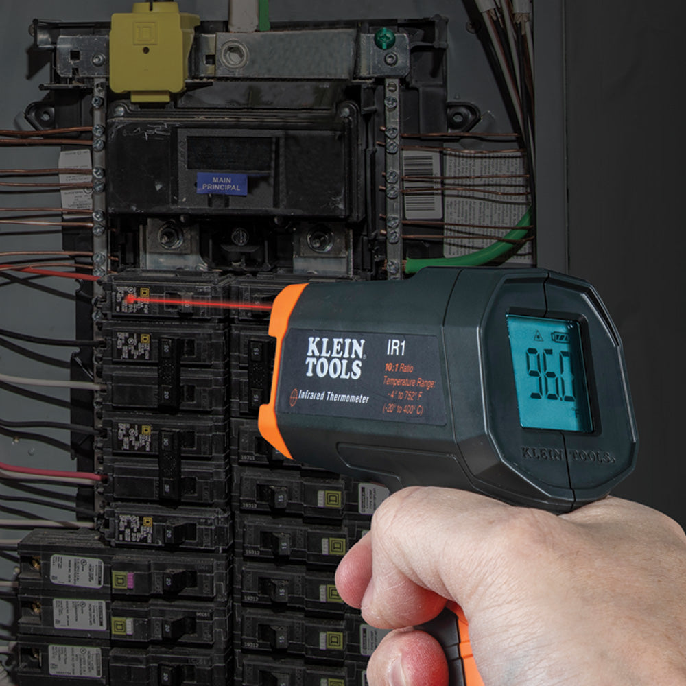 Klein Tools IR1KIT | Infrared Thermometer with GFCI Receptacle Tester