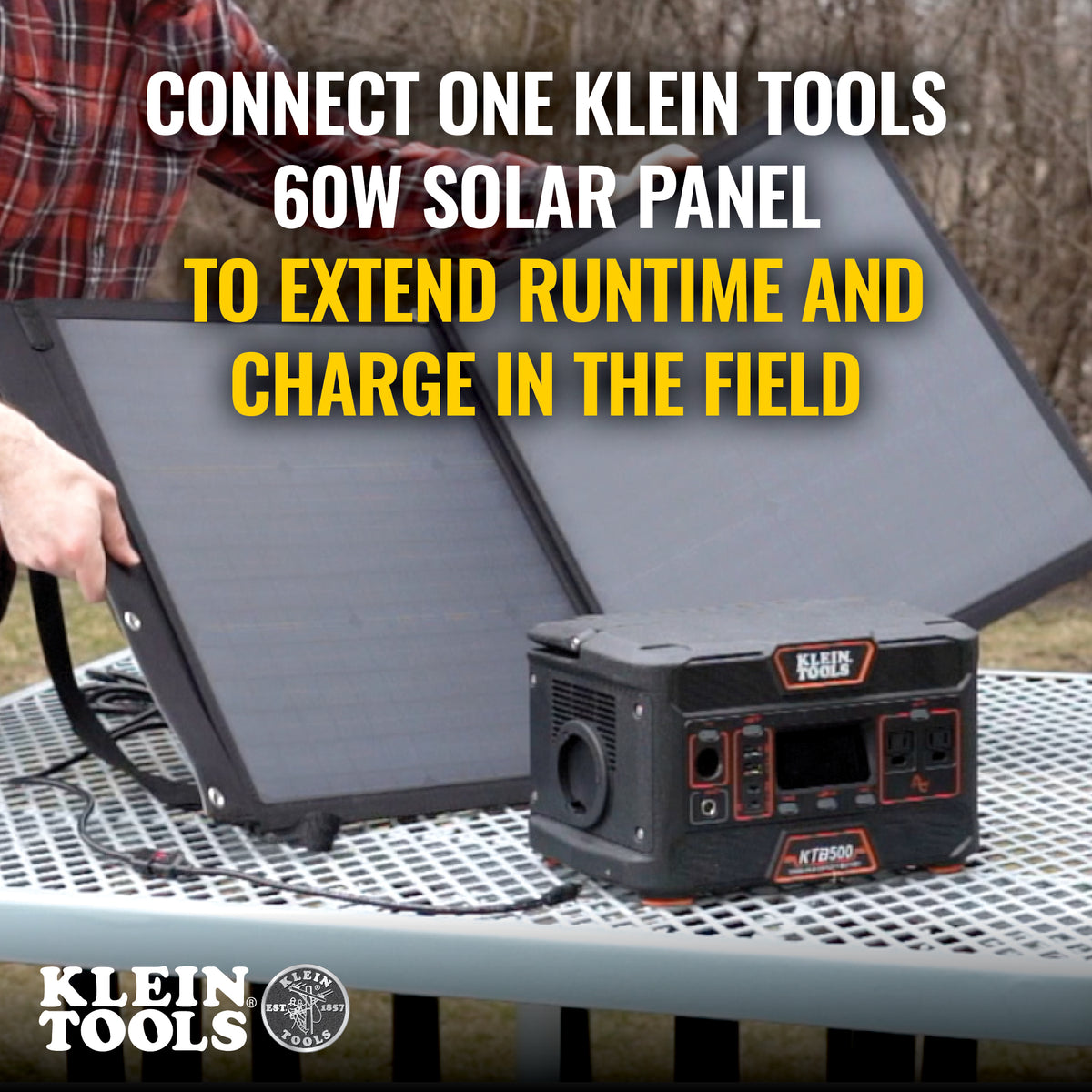 Klein Tools KTB500 | Portable Power Station, 500W