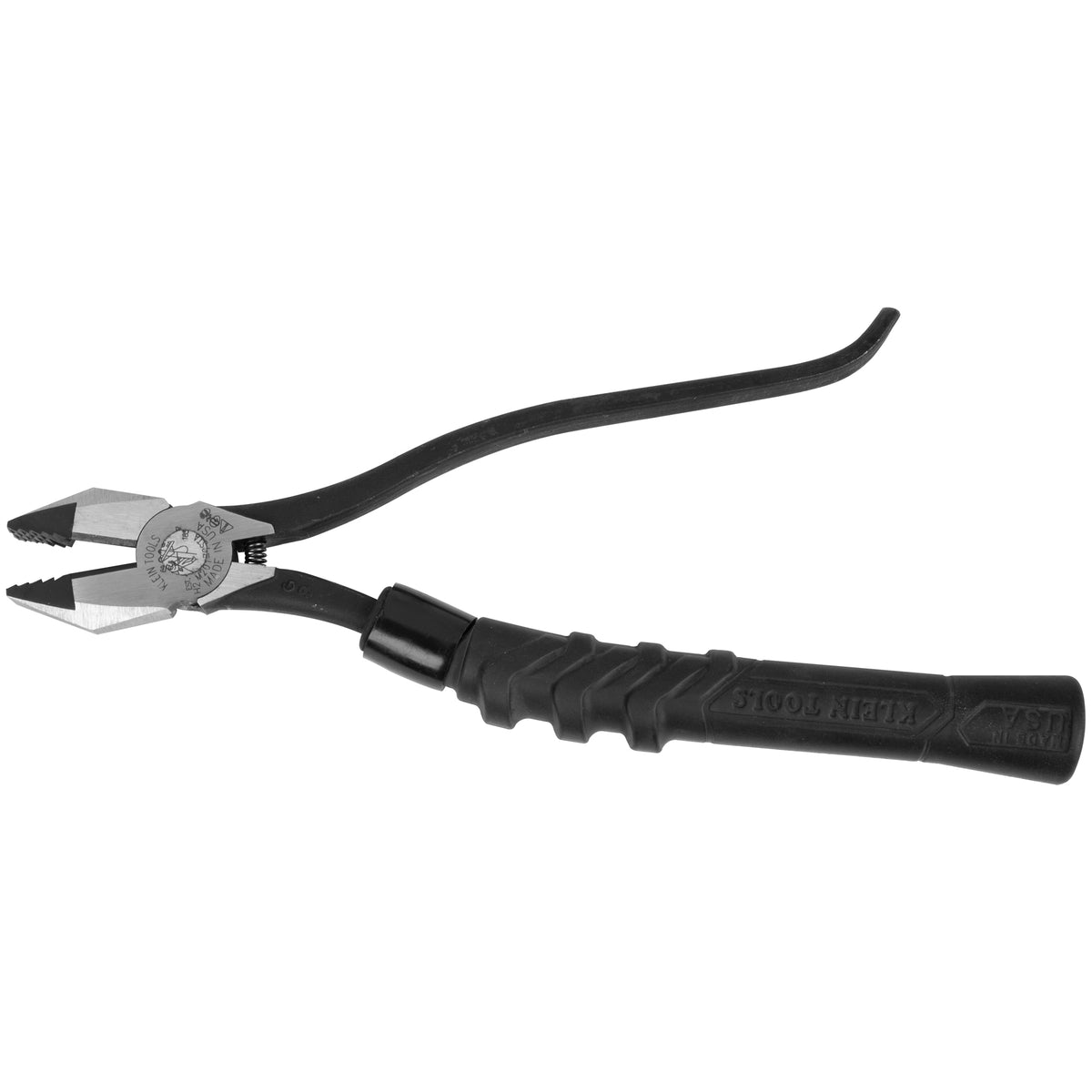 Klein Tools M2017CSTA | Slim-Head Ironworker's Pliers Comfort Grip, Aggressive Knurl, 9-Inch