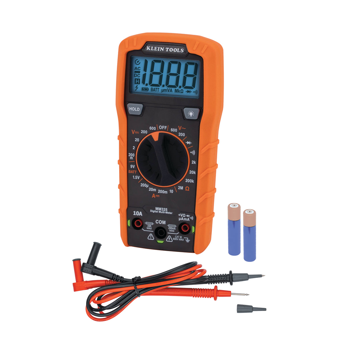 Klein Tools MM325 | Digital Multimeter, Manual-Ranging, 600V