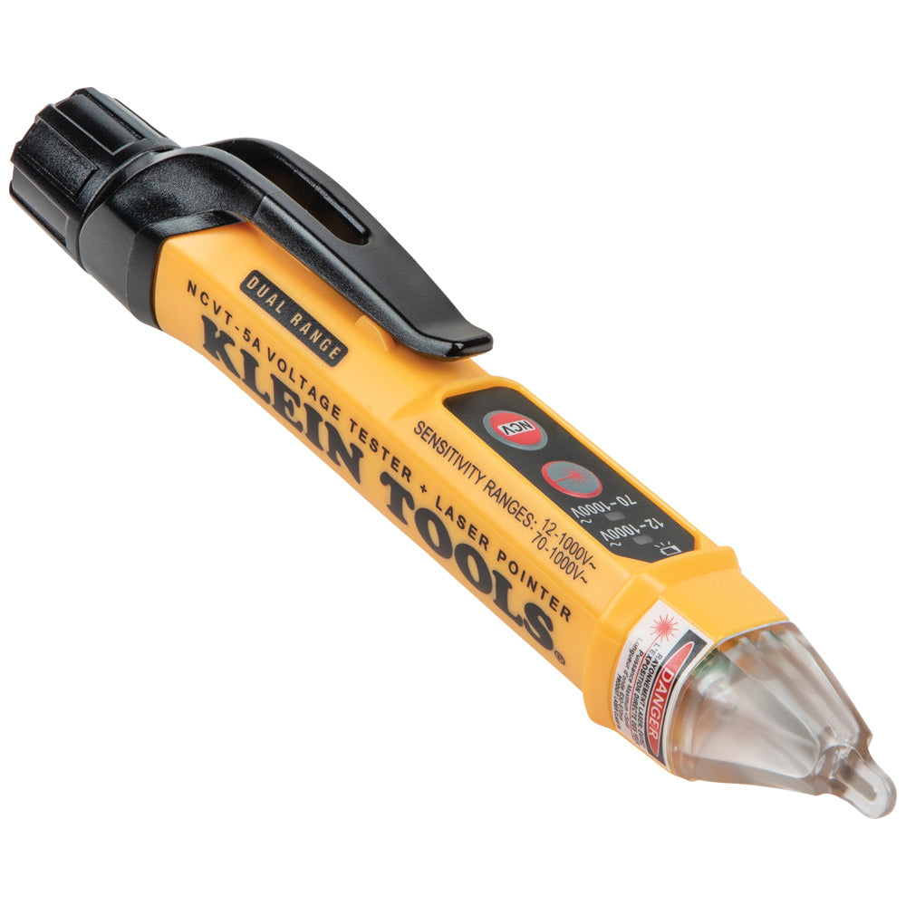 Klein Tools NCVT5KIT | Dual Range NCVT and GFCI Receptacle Tester Electrical Test Kit