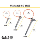 Klein Tools S6HB | Grip-It Strap Wrench, 1-1/2 to 4-Inch, 6-Inch Handle