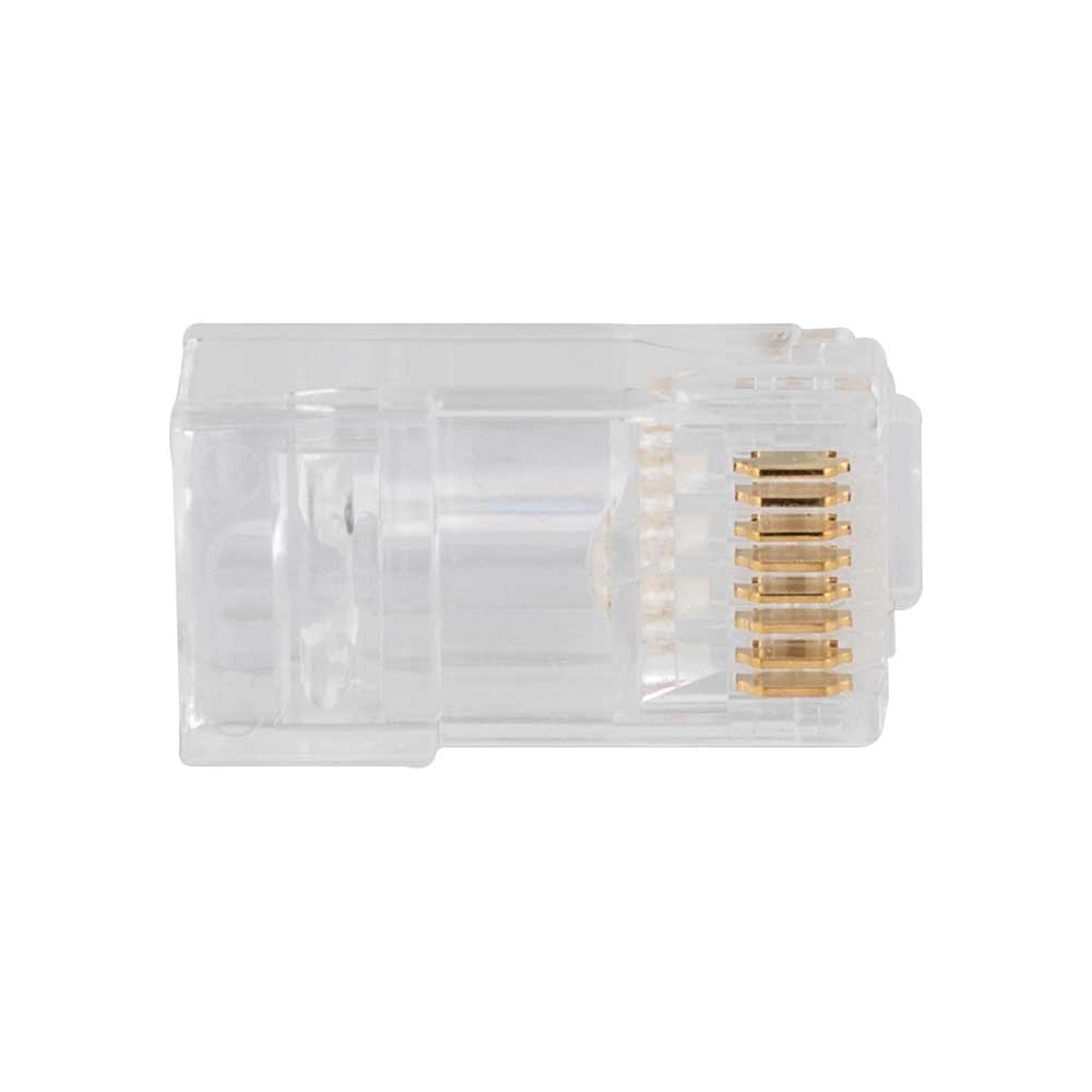 Klein Tools VDV826-704 | Pass-Thru Modular Data Plugs, RJ-45-CAT6A, UTP, 50-Pack