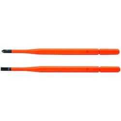 Klein Tools 13156 | Screwdriver Blades, Insulated Single-End, 2-Pack