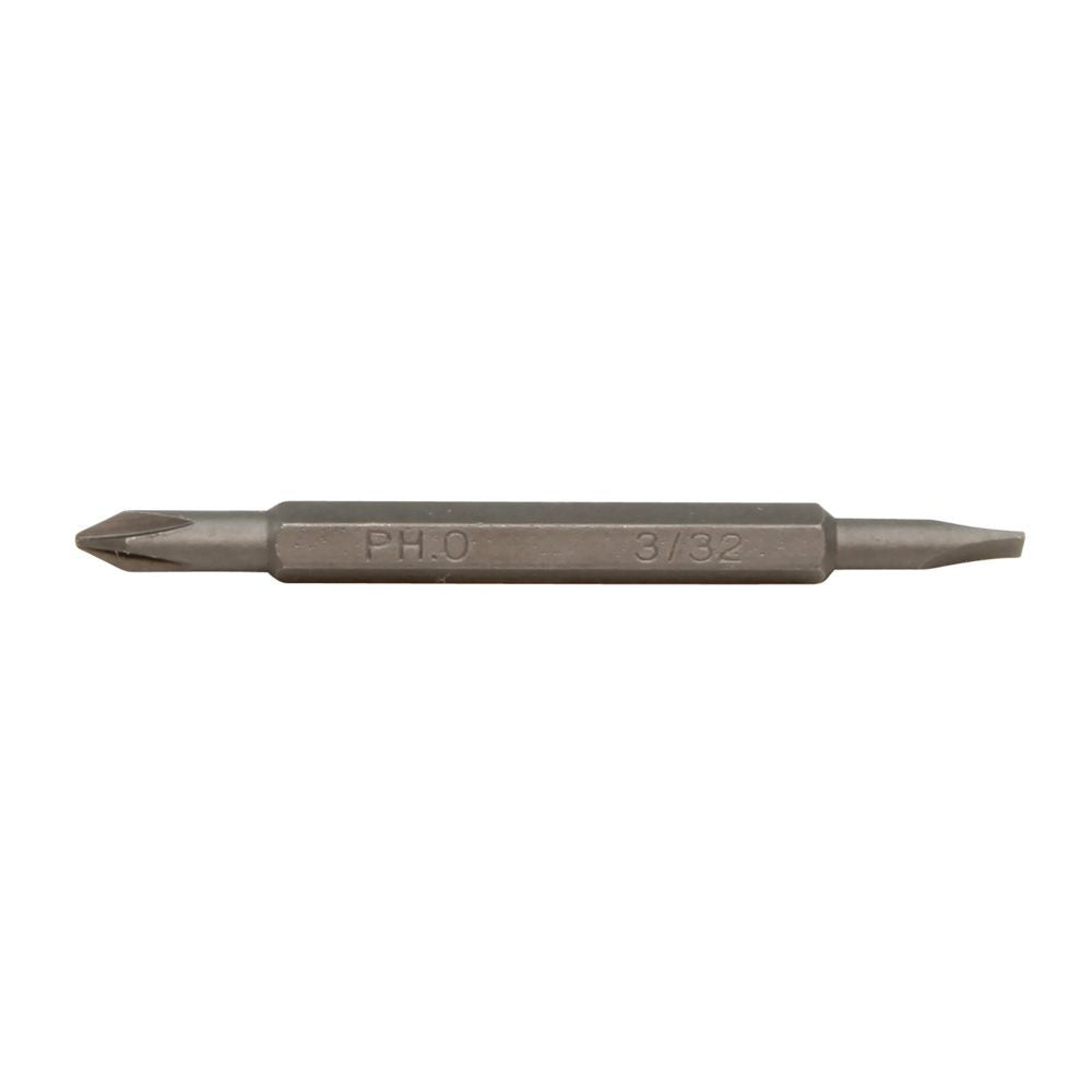 Klein Tools 13391 | Bits, 4-in-1 Electronics, Phillips 0, Slotted TD 3/32-Inch
