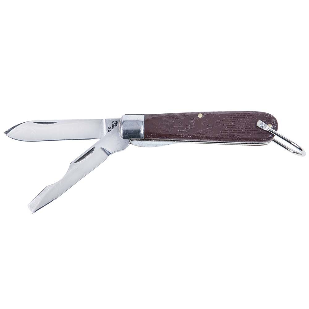 Klein Tools 1550-2 | 2 Blade Pocket Knife, Steel, 2-1/2-Inch Blade