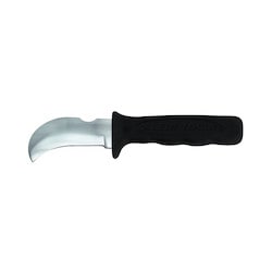 Klein Tools 1570-3LR | Lineman's Skinning Knife with Hook Blade and Notch