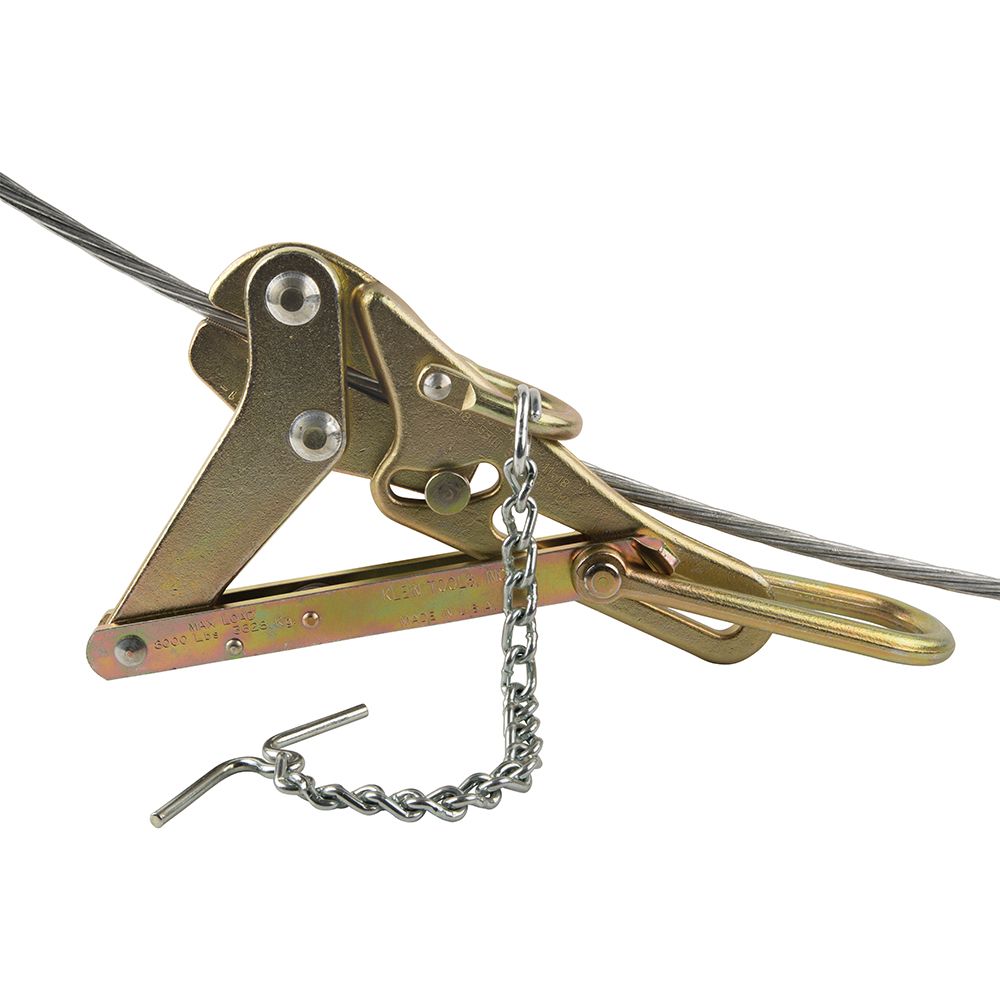 Klein Tools 16845CAT | Chicago Grip Coated Guy Wire with Chain