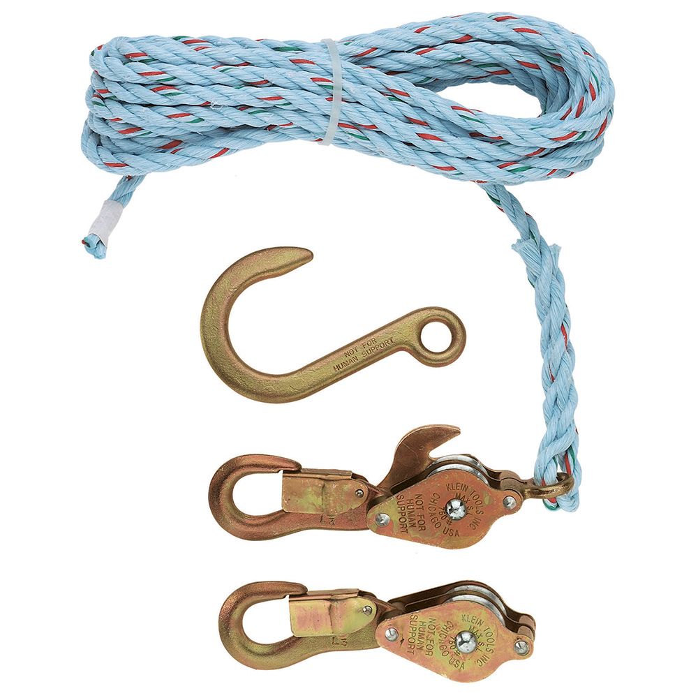 Klein Tools 1802-30 | Block and Tackle with Anchor Hook Category No. 258