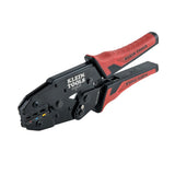 Klein Tools 3005CR | Ratcheting Crimper, 10-22 AWG - Insulated Terminals