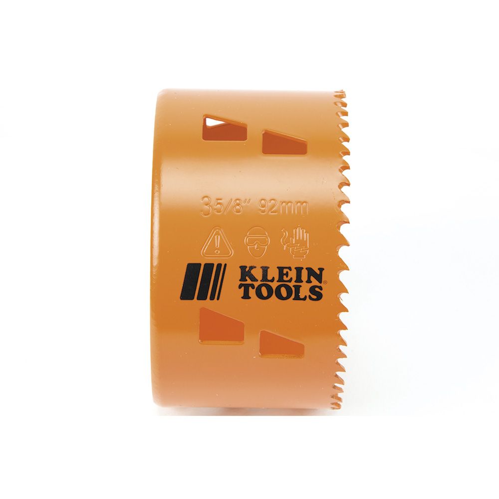 Klein Tools 31958 | Bi-Metal Hole Saw, 3-5/8-Inch