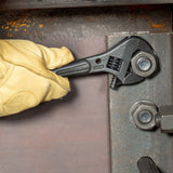 Klein Tools 3227 | Adjustable Spud Wrench, 10-Inch, 1-7/16-Inch, Tether Hole