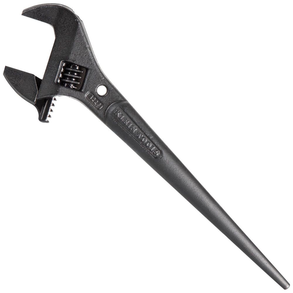 Klein Tools 3227 | Adjustable Spud Wrench, 10-Inch, 1-7/16-Inch, Tether Hole