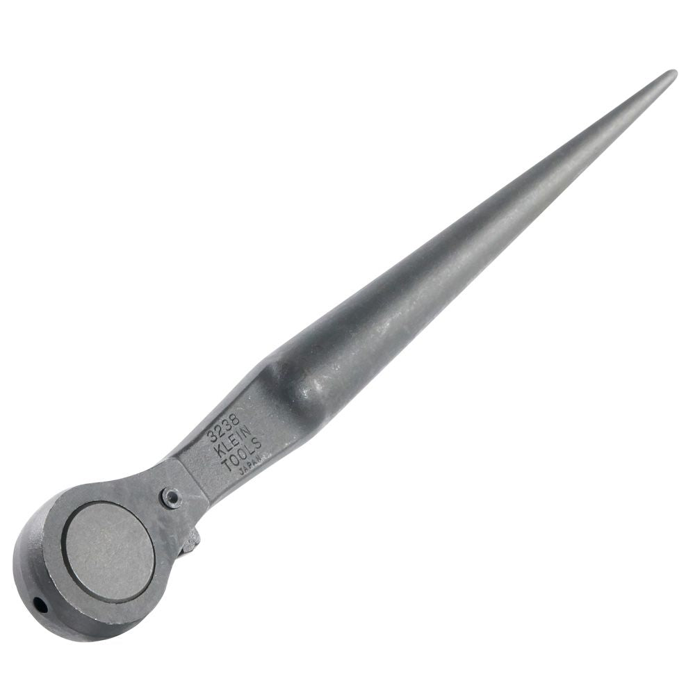 Klein Tools 3238 | 1/2-Inch Ratcheting Construction Wrench, 15-Inch
