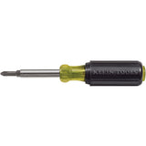 Klein Tools 32476 | Multi-Bit Screwdriver / Nut Driver, 5-in-1, Phillips, Slotted Bits