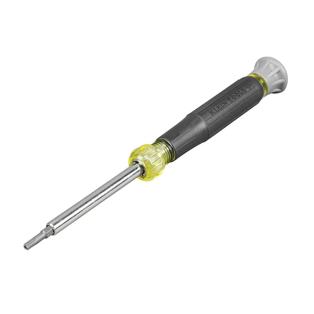 Klein Tools 32585 | Multi-Bit Electronics Screwdriver, 4-in-1, Torx Bits