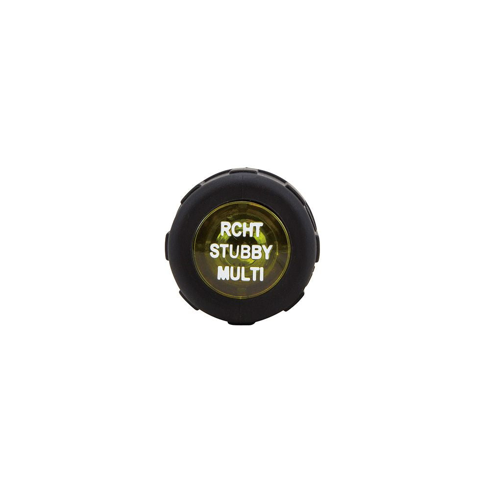 Klein Tools 32594 | Multi-Bit Ratcheting Screwdriver, 6-in-1, Stubby, Phillips, Slotted, Square, Nut Bits