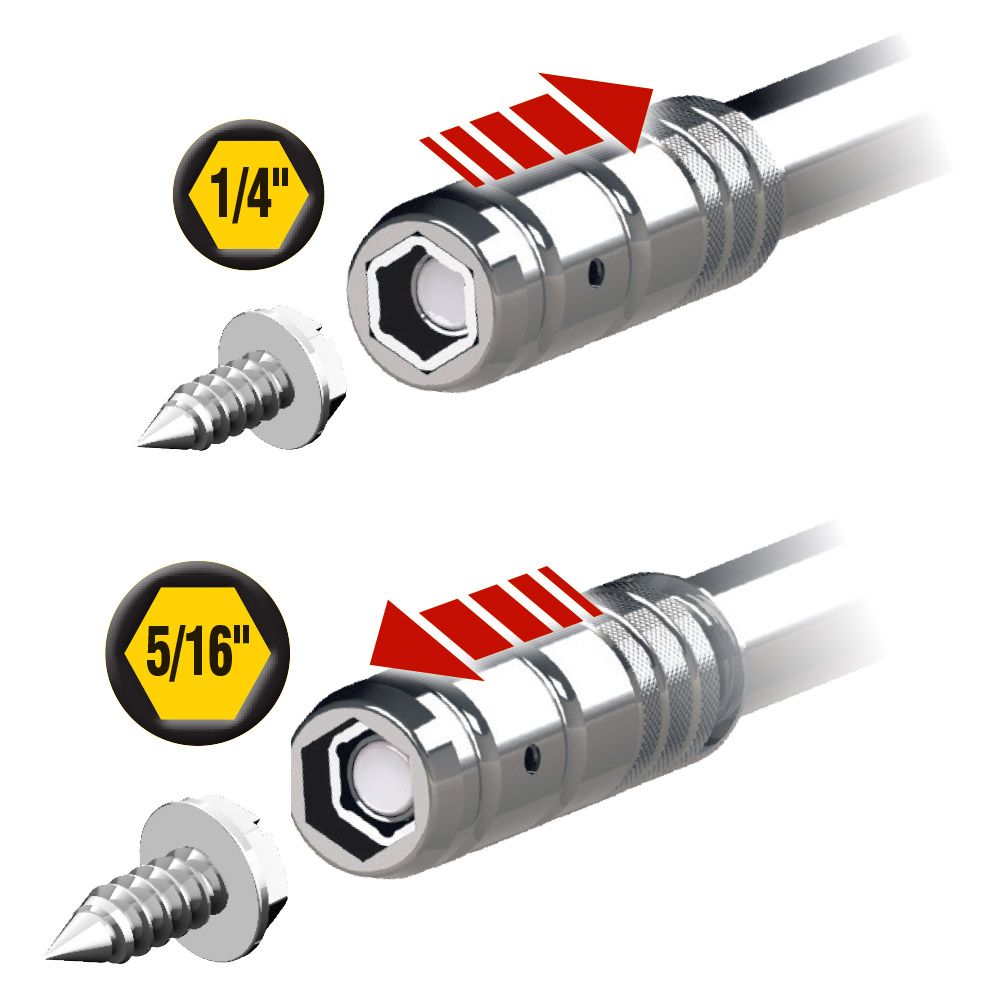 Klein Tools 32596 | HVAC Slide Drive Multi-Bit Screwdriver / Nut Driver, 8-in-1