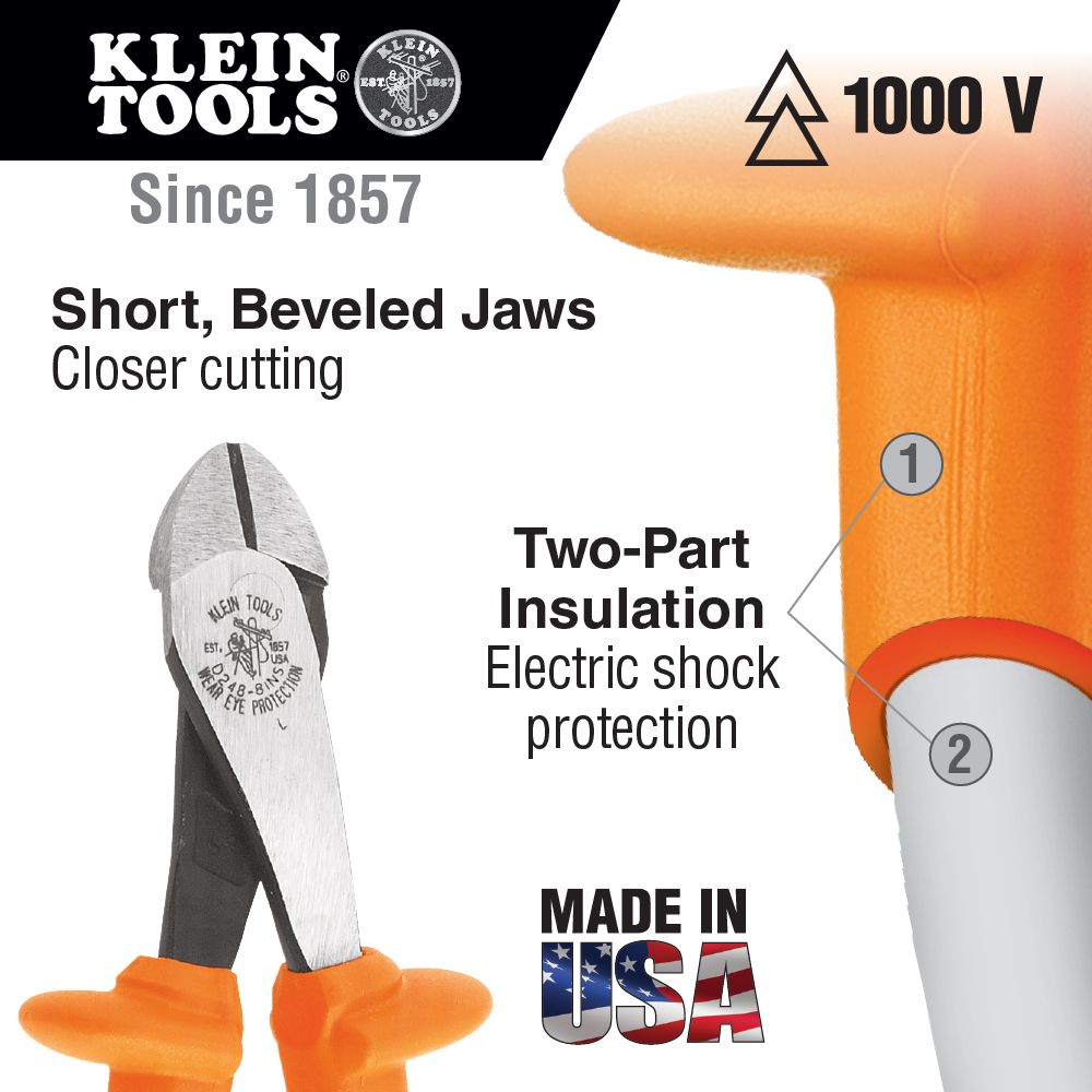 Klein Tools 33526 | Basic 1000V Insulated Tool Kit, 1000-Volt, 8-Piece