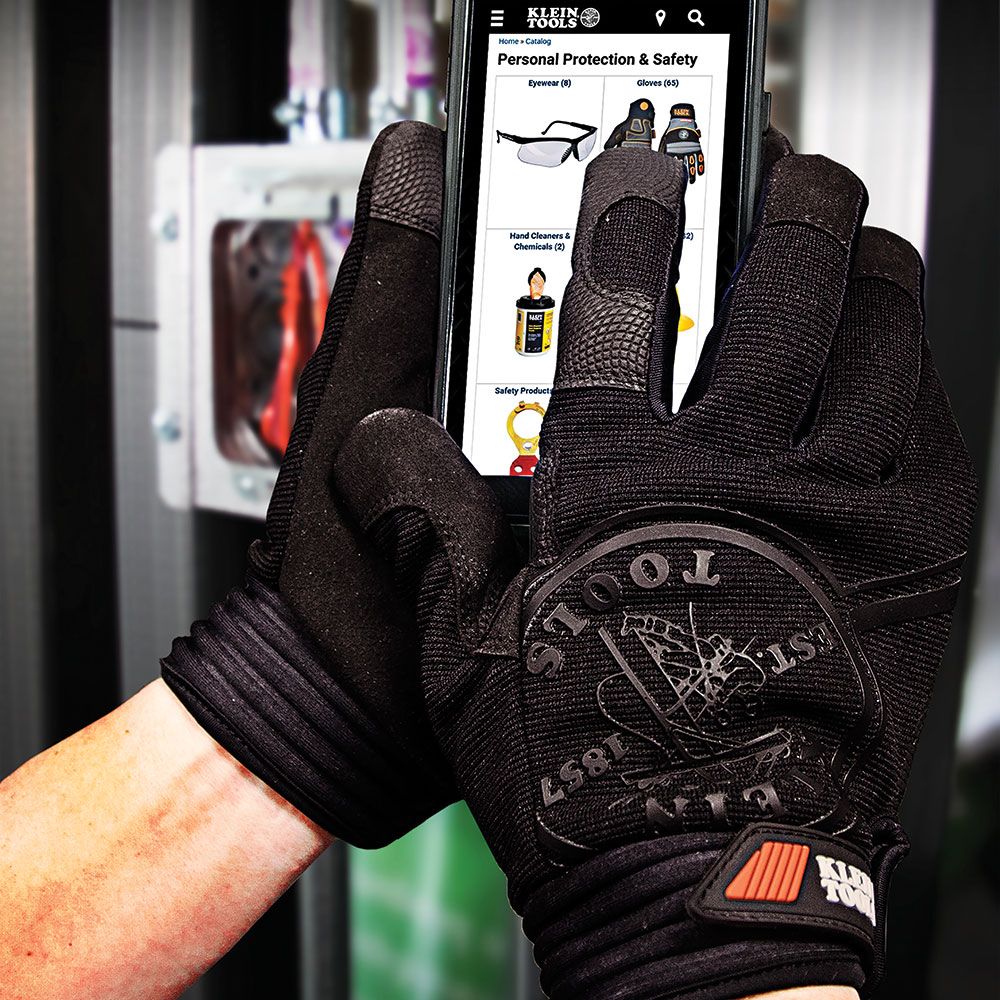 Klein Tools 40232 | Journeyman Wire Pulling Gloves Medium