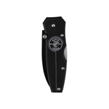 Klein Tools 44000-BLK | Black Lightweight Lockback Knife 2-1/4-Inch Drop Point Blade