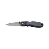 Klein Tools 44002 | Lightweight Lockback Knife, 2-3/8-Inch Drop Point Blade, Black Handle