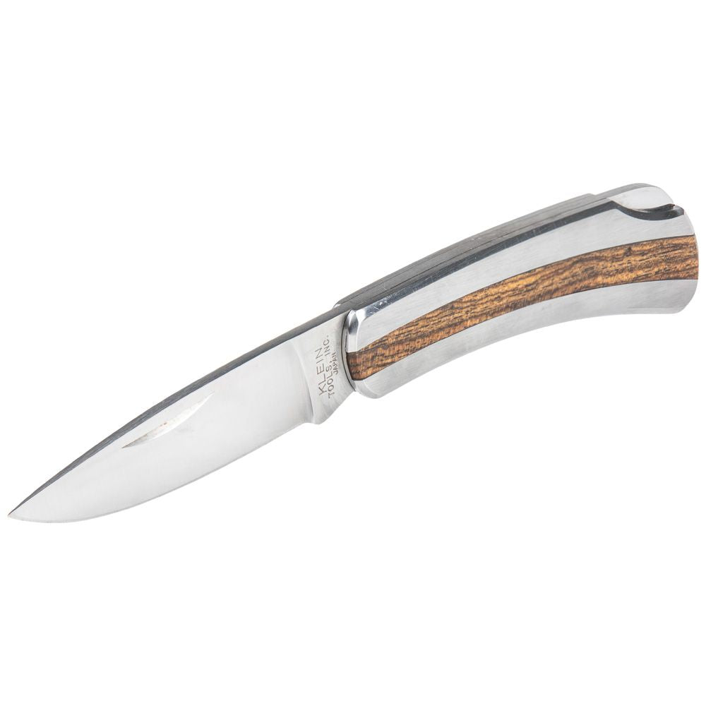 Klein Tools 44034 | Stainless Steel Pocket Knife 3-Inch Steel Blade