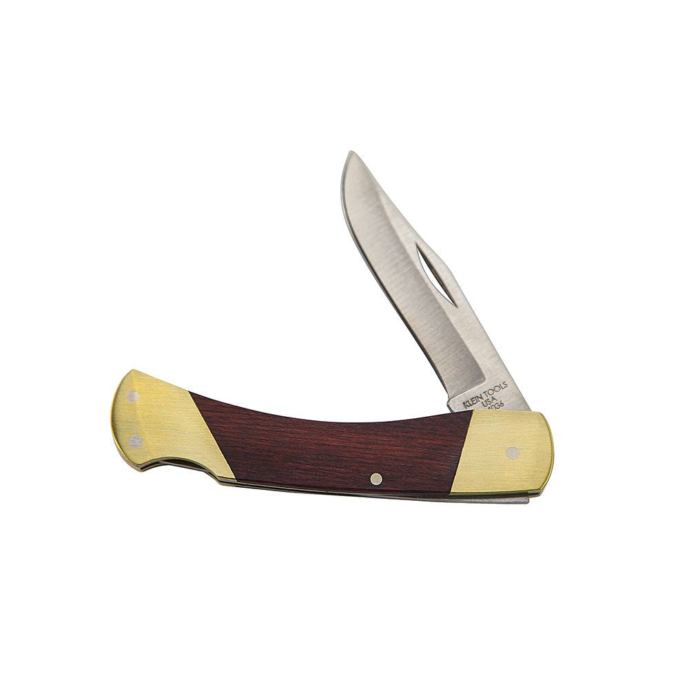 Klein Tools 44036 | Sportsman Knife, 2-5/8-Inch Stainless Steel Blade