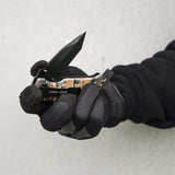Klein Tools 44222 | Pocket Knife, Realtree xtra Camo, Tanto Blade