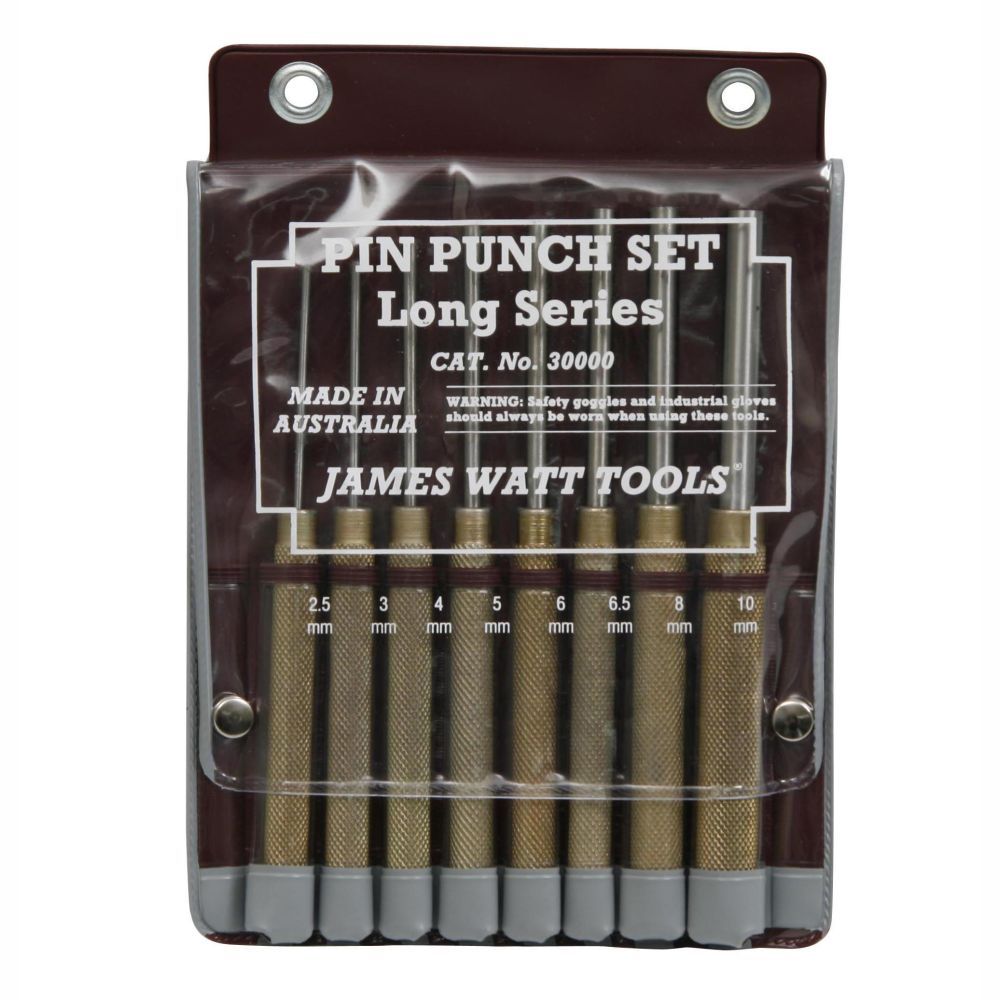 Klein Tools 4PPLSET8 | Pin Punches Long 8 Piece Set