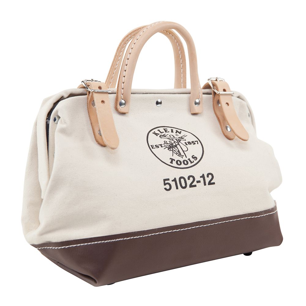 Klein Tools 5102-12 | Canvas Tool Bag, 12-Inch
