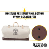 Klein Tools 5102-24 | Canvas Tool Bag, 24-Inch