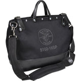 Klein Tools 510216SPBLK | Deluxe Tool Bag, Black Canvas, 13 Pockets, 16-Inch