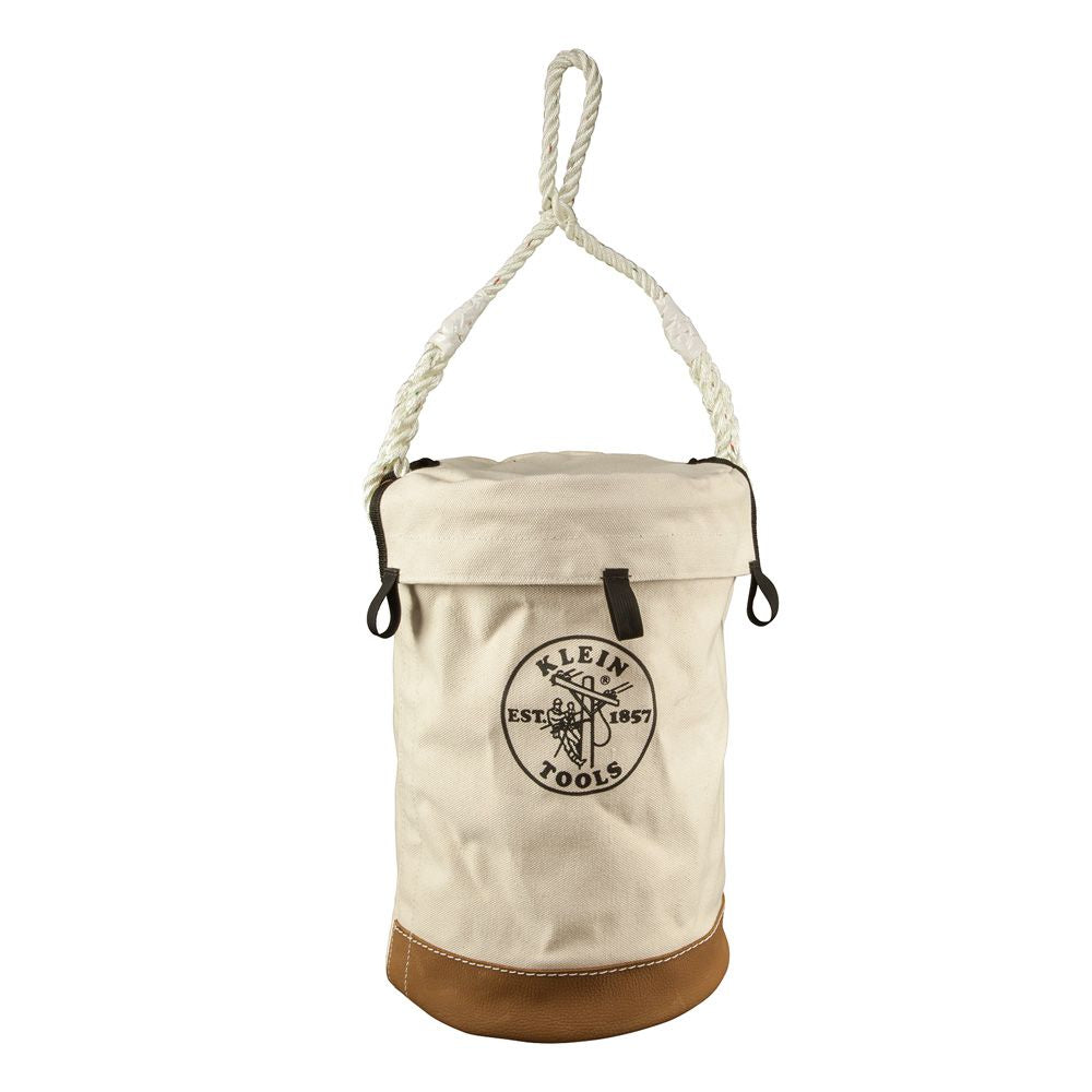 Klein Tools 5104VT | Leather Bottom Bucket with Top