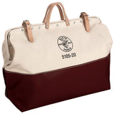 Klein Tools 5105-20 | High-Bottom Canvas Tool Bag, 20-Inch