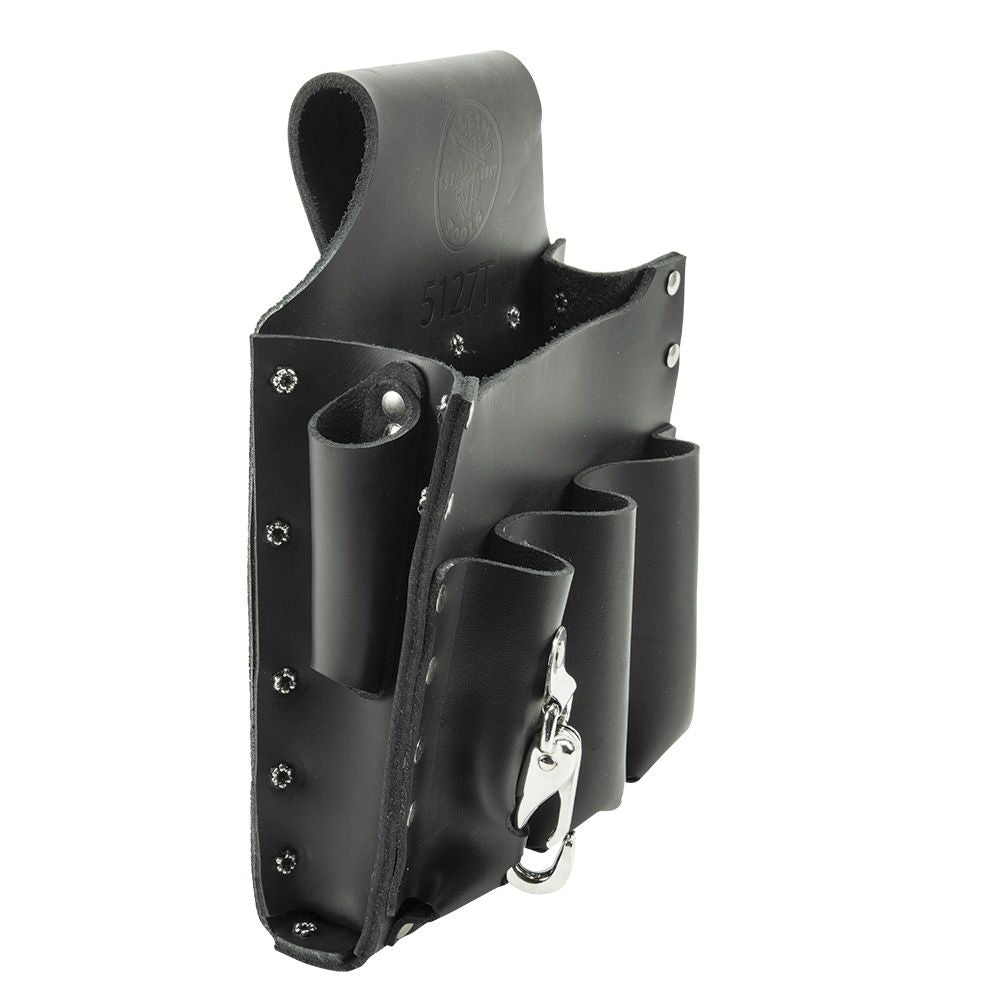 Klein Tools 5127T | Tool Pouch, 6 Pocket, Tunnel Loop