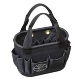 Klein Tools 5144BHB14OS | Hard-Body Bucket, 29-Pocket Aerial Bucket, Black