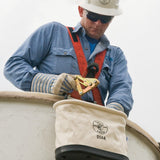 Klein Tools 5144 | Canvas Bucket, 15-Pocket Aerial Oval Bucket with Hooks