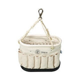 Klein Tools 5152S | Canvas Bucket, 41-Pocket Oval Bucket with Swivel Snap