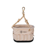 Klein Tools 5152S | Canvas Bucket, 41-Pocket Oval Bucket with Swivel Snap
