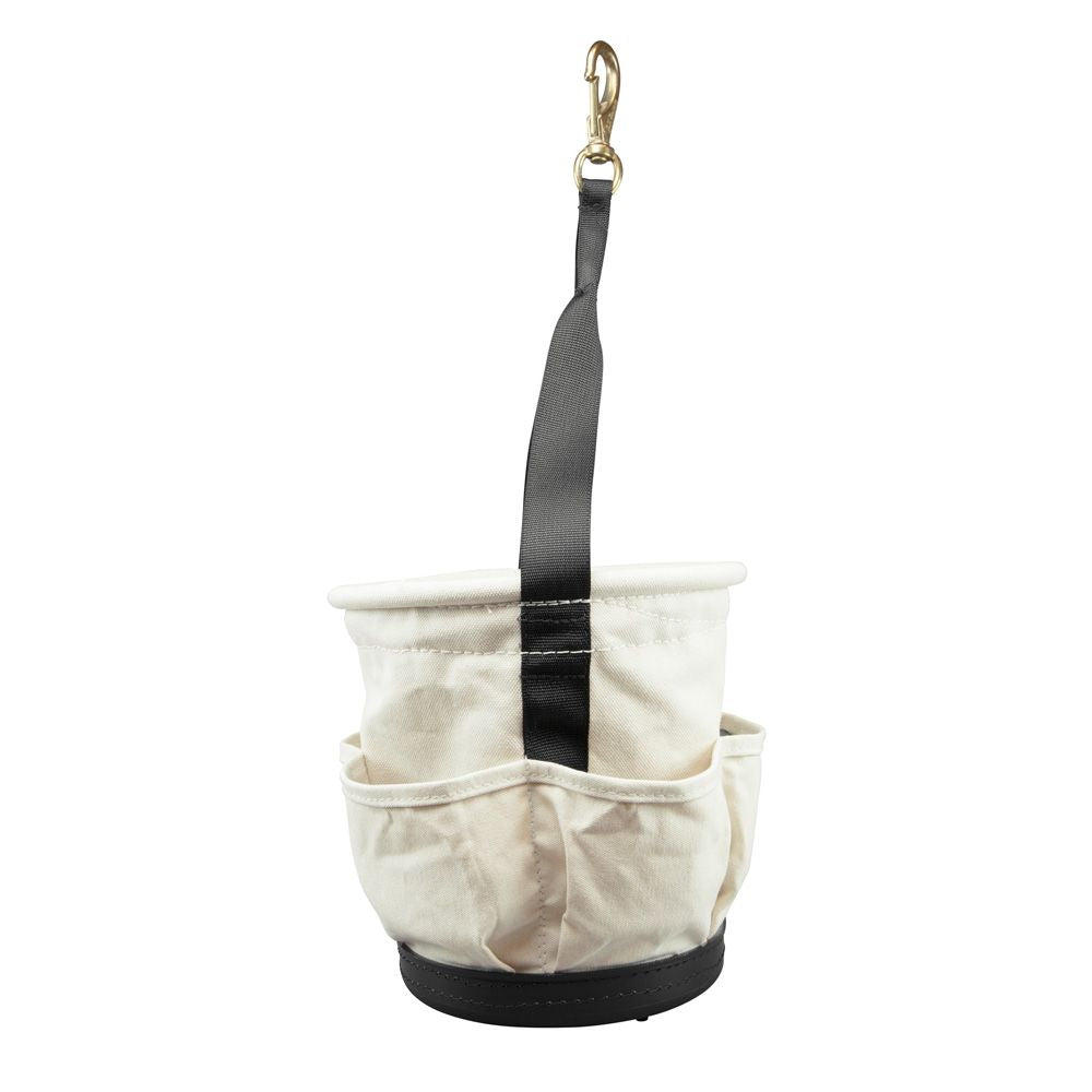 Klein Tools 5171PS | Heavy-Duty Tapered Wall Bucket 4 Pockets