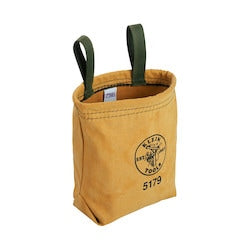 Klein Tools 5179 | Tool Pouch, Water-Repellent Bag with Belt Loops, 7.5 x 7 x 3.5-Inch