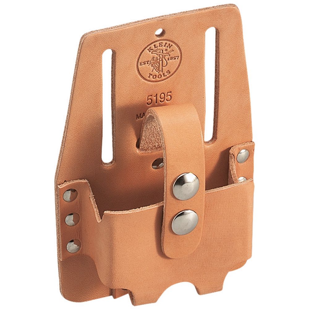 Klein Tools 5195 | Tape Measure Holder, Leather, Medium
