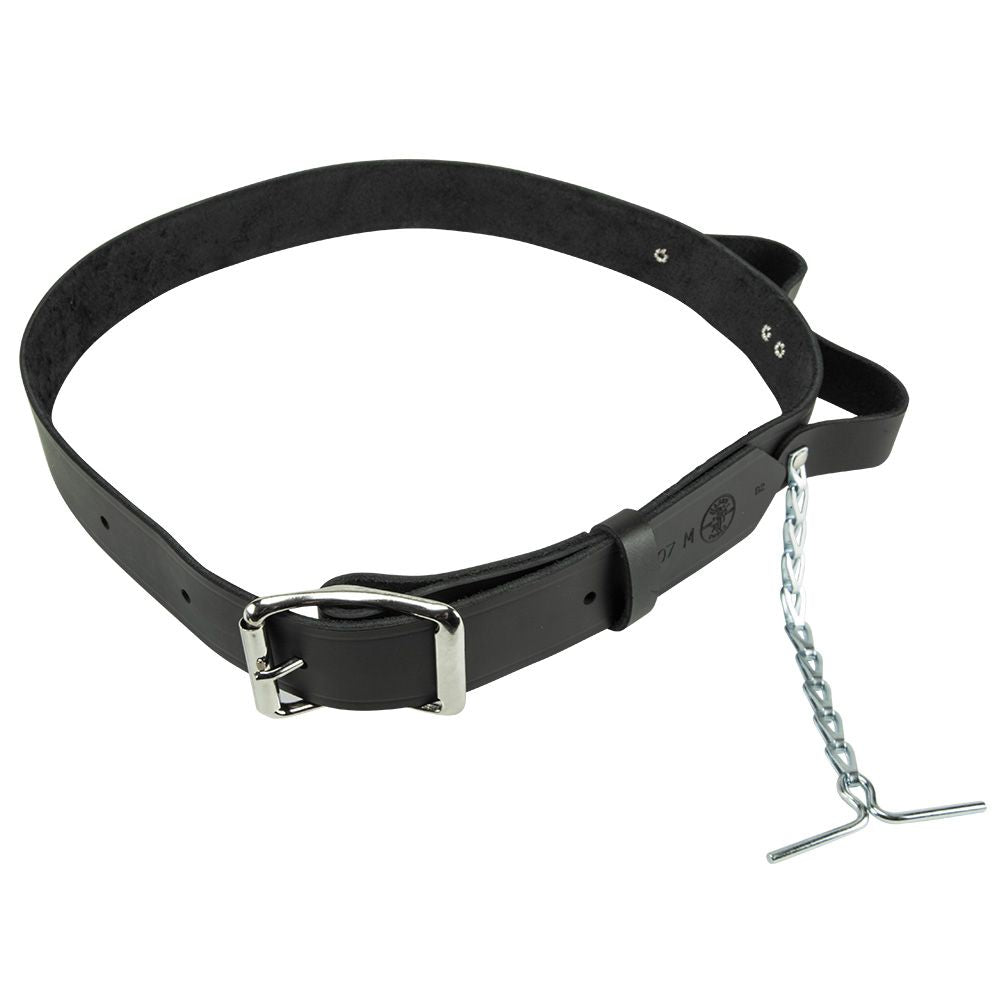 Klein Tools 5207M | Electrician's Leather Tool Belt, Medium