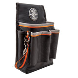 Klein Tools 5241 | Tradesman Pro Tool Pouch, 6 Pockets, 10.25 x 6.75 x 10.25-Inch