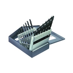 Klein Tools 53001 | Regular-Point Drill-Bit Set, 15-Piece