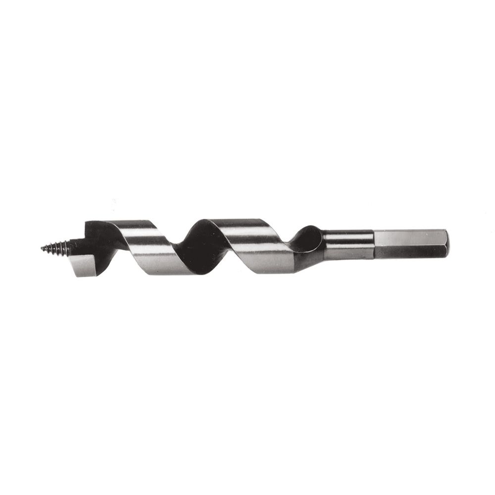 Klein Tools 53408 | Steel Ship Auger Bit, Screw Point, 1-1/8 x 4-Inch