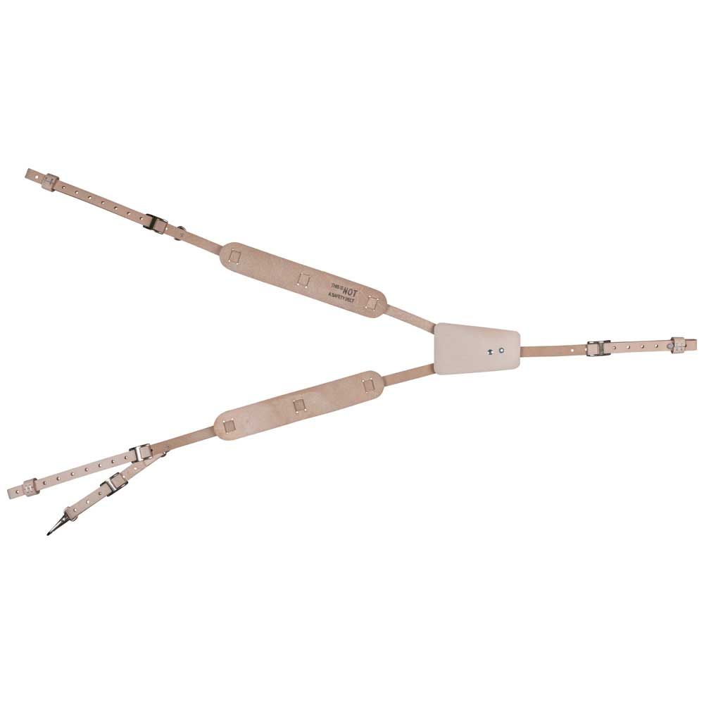 Klein Tools 5413 | Soft Leather Work Belt Suspenders